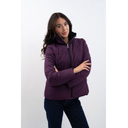 Parka courte Harcour Adele Noir / violet foncé Parka courte Harcour Adele Noir / violet foncé