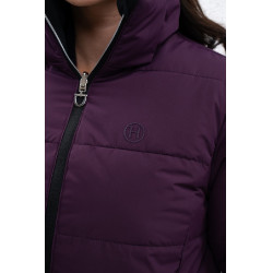 Parka courte Harcour Adele Noir / violet foncé Parka courte Harcour Adele Noir / violet foncé