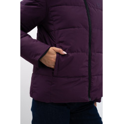 Parka courte Harcour Adele Noir / violet foncé Parka courte Harcour Adele Noir / violet foncé