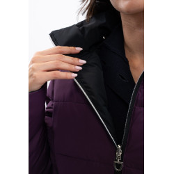 Parka courte Harcour Adele Noir / violet foncé Parka courte Harcour Adele Noir / violet foncé