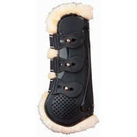 Guêtres proteck' compet doublure mouton T de T Noir / naturel