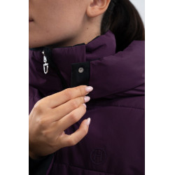 Parka courte Harcour Adele Noir / violet foncé Parka courte Harcour Adele Noir / violet foncé
