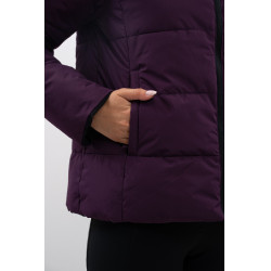 Parka courte Harcour Adele Noir / violet foncé Parka courte Harcour Adele Noir / violet foncé
