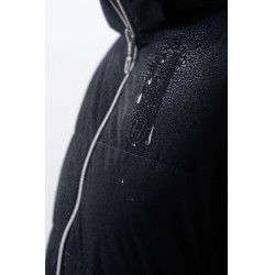 Parka courte Harcour Adele Noir / violet foncé Parka courte Harcour Adele Noir / violet foncé