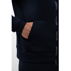 Sweat technique zippé Harcour Aron Marine Bleu marine Sweat technique zippé Harcour Aron Marine Bleu marine