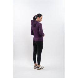 Sweat technique zippé Harcour Ava Figue Violet Sweat technique zippé Harcour Ava Figue Violet