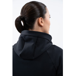 Sweat technique zippé Harcour Ava Noir