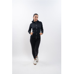 Sweat technique zippé Harcour Ava Noir