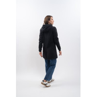 Veste longue Harcour Abby Noir Veste longue Harcour Abby Noir