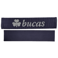 Attache de couvre cou Bucas sur couverture Marine / argent Bleu Attache de couvre cou Bucas sur couverture Marine / argent Bleu