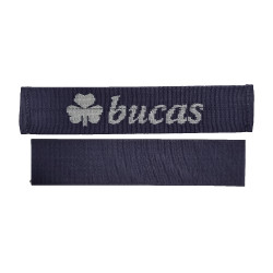 Attache de couvre cou Bucas sur couverture Marine / argent Bleu Attache de couvre cou Bucas sur couverture Marine / argent Bleu