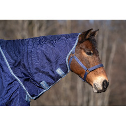 Couverture Bucas Atlantic Exclusive et couvre cou Marine / bleu Couverture Bucas Atlantic Exclusive et couvre cou Marine / bleu