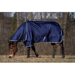 Couverture Bucas Atlantic Exclusive et couvre cou Marine / bleu Couverture Bucas Atlantic Exclusive et couvre cou Marine / bleu