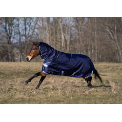 Couverture Bucas Atlantic Exclusive et couvre cou Marine / bleu Couverture Bucas Atlantic Exclusive et couvre cou Marine / bleu