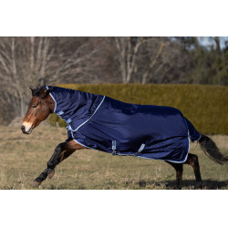 Couverture Bucas Atlantic Exclusive et couvre cou Marine / bleu Couverture Bucas Atlantic Exclusive et couvre cou Marine / bleu