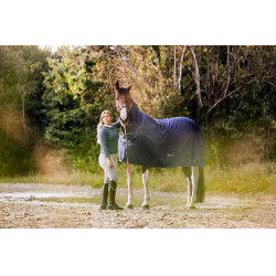 Couverture Bucas Shamrock Power Marine / argent Bleu Couverture Bucas Shamrock Power Marine / argent Bleu