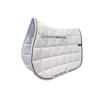 Tapis de selle Bucas Emeraude Blanc / rayée Tapis de selle Bucas Emeraude Blanc / rayée