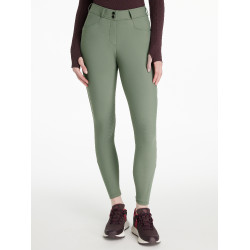 Pantalon LeMieux grip genoux Isabelle femme Rosemary Vert