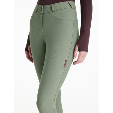 Pantalon LeMieux grip genoux Isabelle femme Rosemary Vert