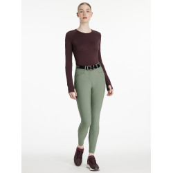 Pantalon LeMieux grip genoux Isabelle femme Rosemary Vert