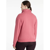 Pull LeMieux col quart zippé Keira femme Almond Beige