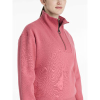 Pull LeMieux col quart zippé Keira femme Almond Beige