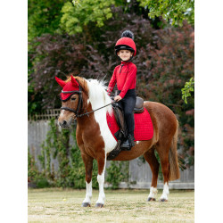 Tapis Mini LeMieux Suede Jump Square Chilli Rouge