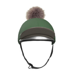 Toque à pompom LeMieux amovible Classique Vert hunter