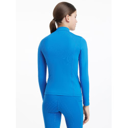 Base Layer LeMieux Young Rider Classique manches longues Bleu benetton