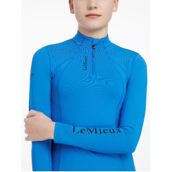 Base Layer LeMieux Young Rider Classique manches longues Bleu benetton