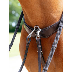 Collier de chasse LeMieux à pont Kudos Havane Marron