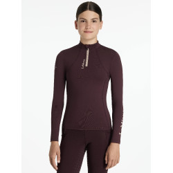 Base Layer LeMieux Young Rider Classique manches longues Damson Violet