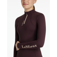 Base Layer LeMieux Young Rider Classique manches longues Bleu benetton
