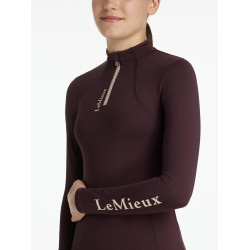 Base Layer LeMieux Young Rider Classique manches longues Damson Violet