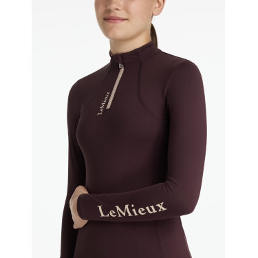 Base Layer LeMieux Young Rider Classique manches longues Damson Violet