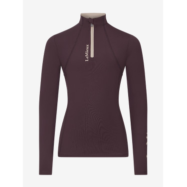 Base Layer LeMieux Young Rider Classique manches longues Damson Violet