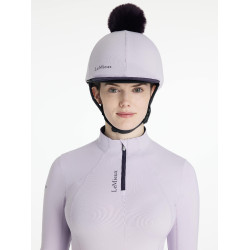 Toque à pompom LeMieux amovible Classique Lilac Violet