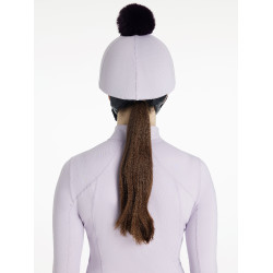 Toque à pompom LeMieux amovible Classique Lilac Violet