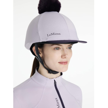 Toque à pompom LeMieux amovible Classique Lilac Violet