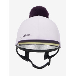 Toque à pompom LeMieux amovible Classique Lilac Violet