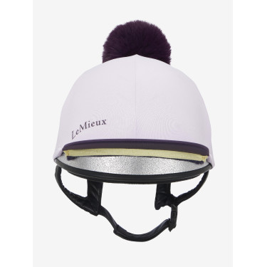 Toque à pompom LeMieux amovible Classique Lilac Violet