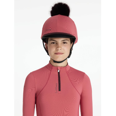 Toque à pompom LeMieux amovible Classique Cranberry Rose