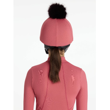 Toque à pompom LeMieux amovible Classique Cranberry Rose