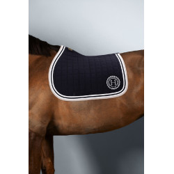 Tapis de selle Harcour Soft Marine / rose clair
