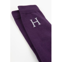 Chaussettes Harcour Sanane Figue Violet