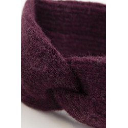 Bandeau Harcour Ali Figue Violet