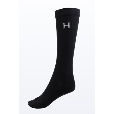 Chaussettes Harcour Aiko par 3 Figue / noir / tartan Chaussettes Harcour Aiko par 3 Figue / noir / tartan