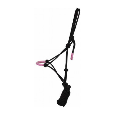 Licol éthologique confort + longe T de T Noir / rose Licol éthologique confort + longe T de T Noir / rose
