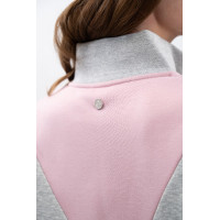 Sweat Harcour Ambre Gris chiné / rose clair