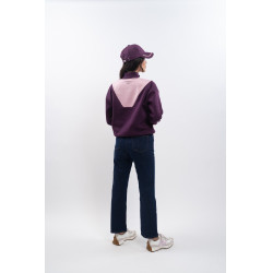 Sweat Harcour Ambre Figue / rose clair Sweat Harcour Ambre Figue / rose clair